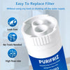 XWF (Not XWFE, NO Chips), Refrigerator Water Filter Compatible with GE XWF, GBE21, GDE21, GDE25, GFE24, NSF/ANSI 42&372 Certified, 6 Month / 300 Gallon 1 pack, 2 pack, 3 pack, 4 pack