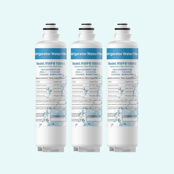 Bosch BORPLFTR50 & 11025825 Replacement Water Filter – Spring Source SS-RWF6100A-S, Carbon Block, 0.5 Micron