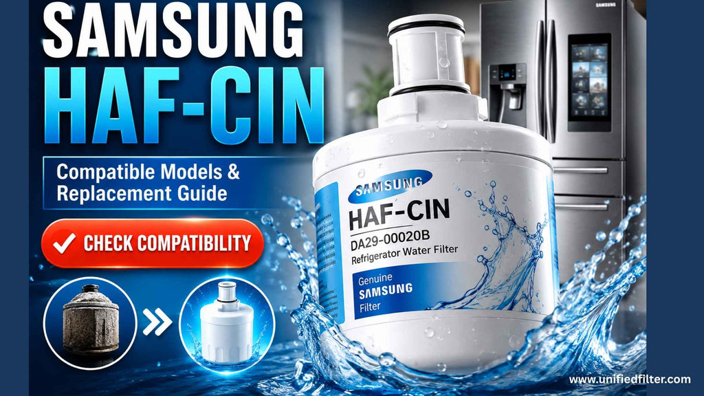 Samsung HAF-CIN Refrigerator Water Filter | DA29-00020B Guide, Models & Replacement