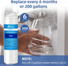 MSWF Refrigerator Water Filter Replacement for GE Smart Water MSWF Cartridge 101820A 101821B RWF1500A – 1 to 4 Pack | SETFEEL
