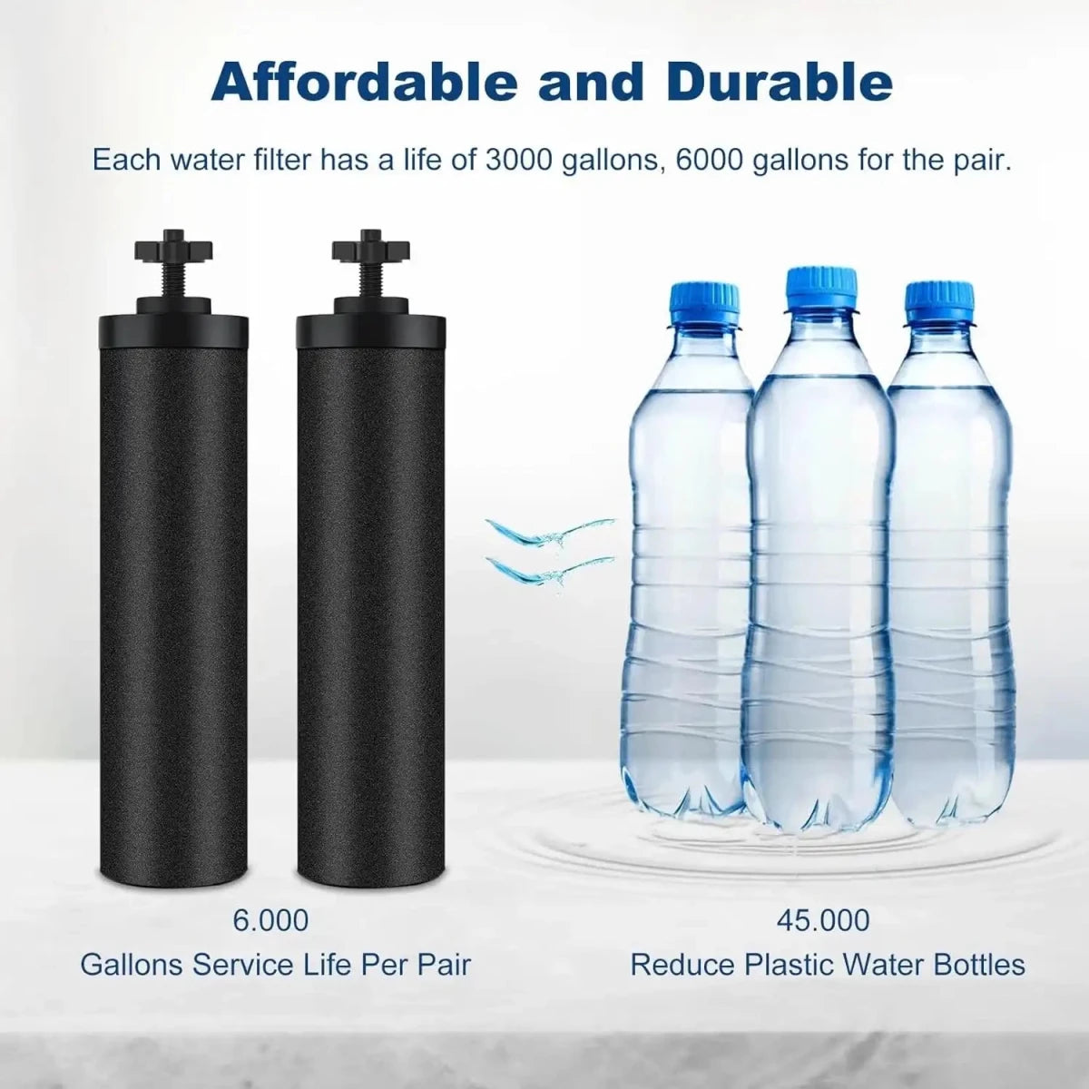 Black Berkey BB9-2 Water Filter Elements (Set of 2) - USA Filter Shop