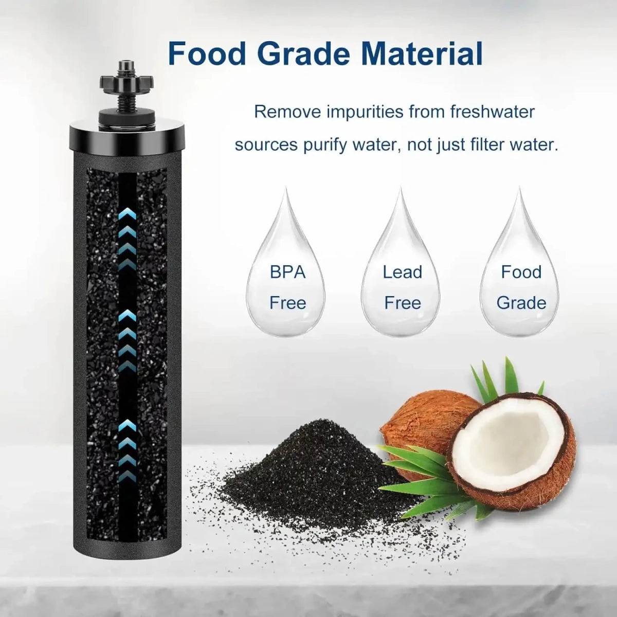 Black Berkey BB9-2 Water Filter Elements (Set of 2) - USA Filter Shop