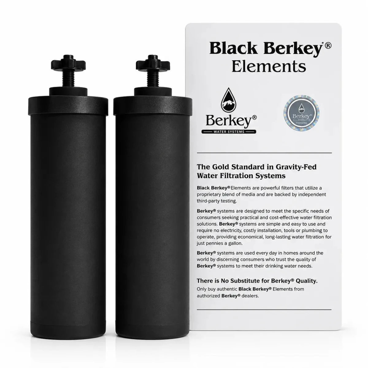 Black Berkey BB9-2 Water Filter Elements (Set of 2) - USA Filter Shop