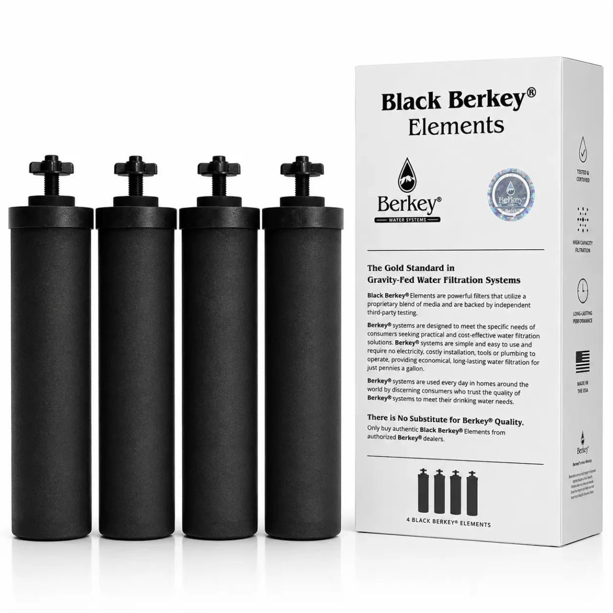 Black Berkey BB9-2 Water Filter Elements (Set of 2) - USA Filter Shop