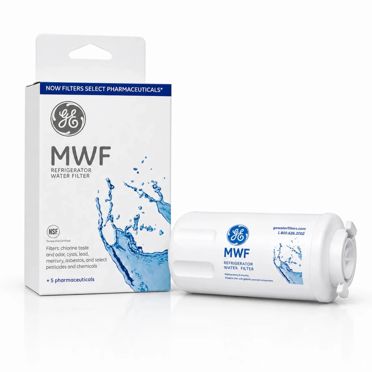 GE SmartWater MWF / MWFP Refrigerator Water Filter - USA Filter Shop