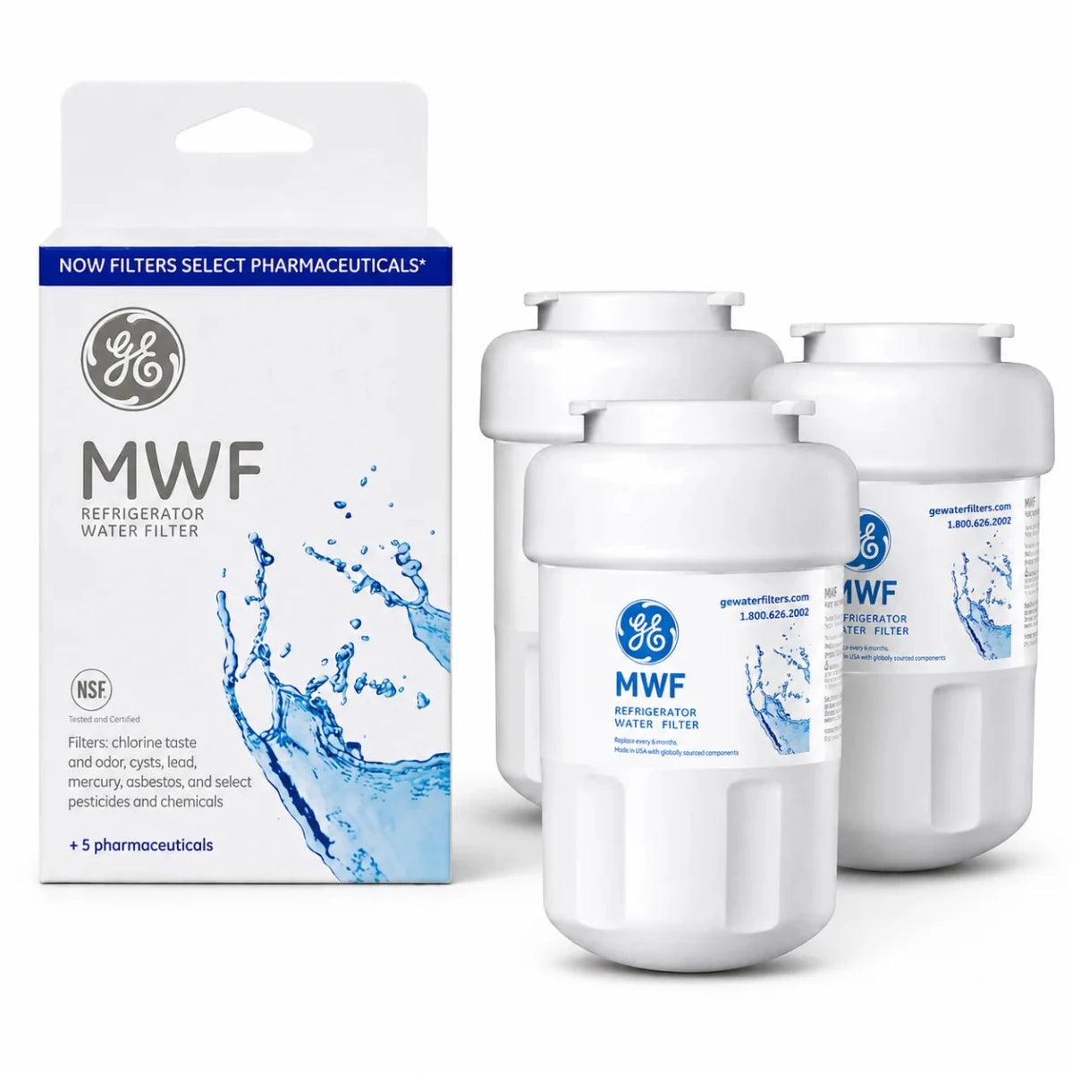 GE SmartWater MWF / MWFP Refrigerator Water Filter - USA Filter Shop