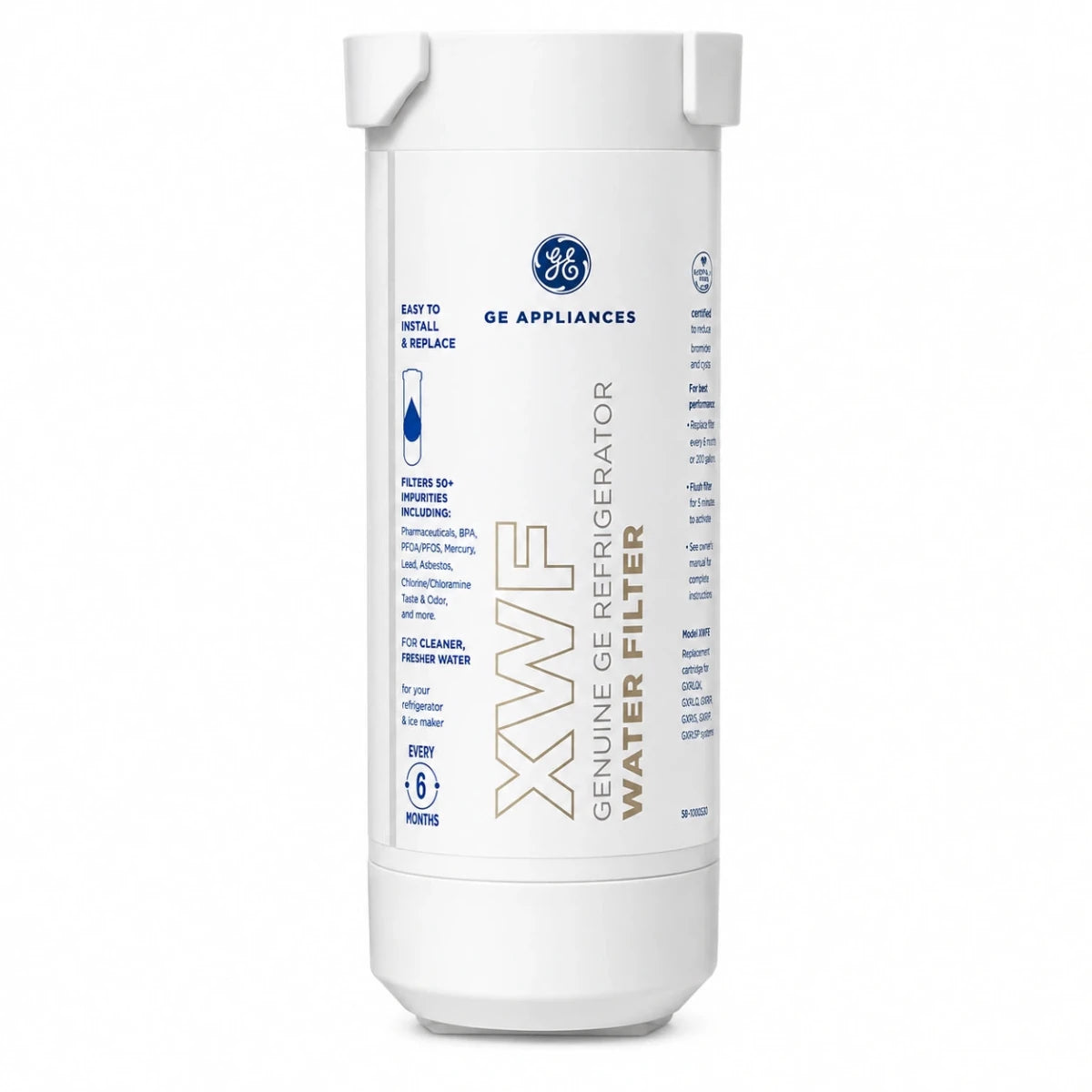 GE XWF Water Filter Replacement (WR17X30702) – EcoAqua, NSF Certified, Not for XWFE - USA Filter Shop