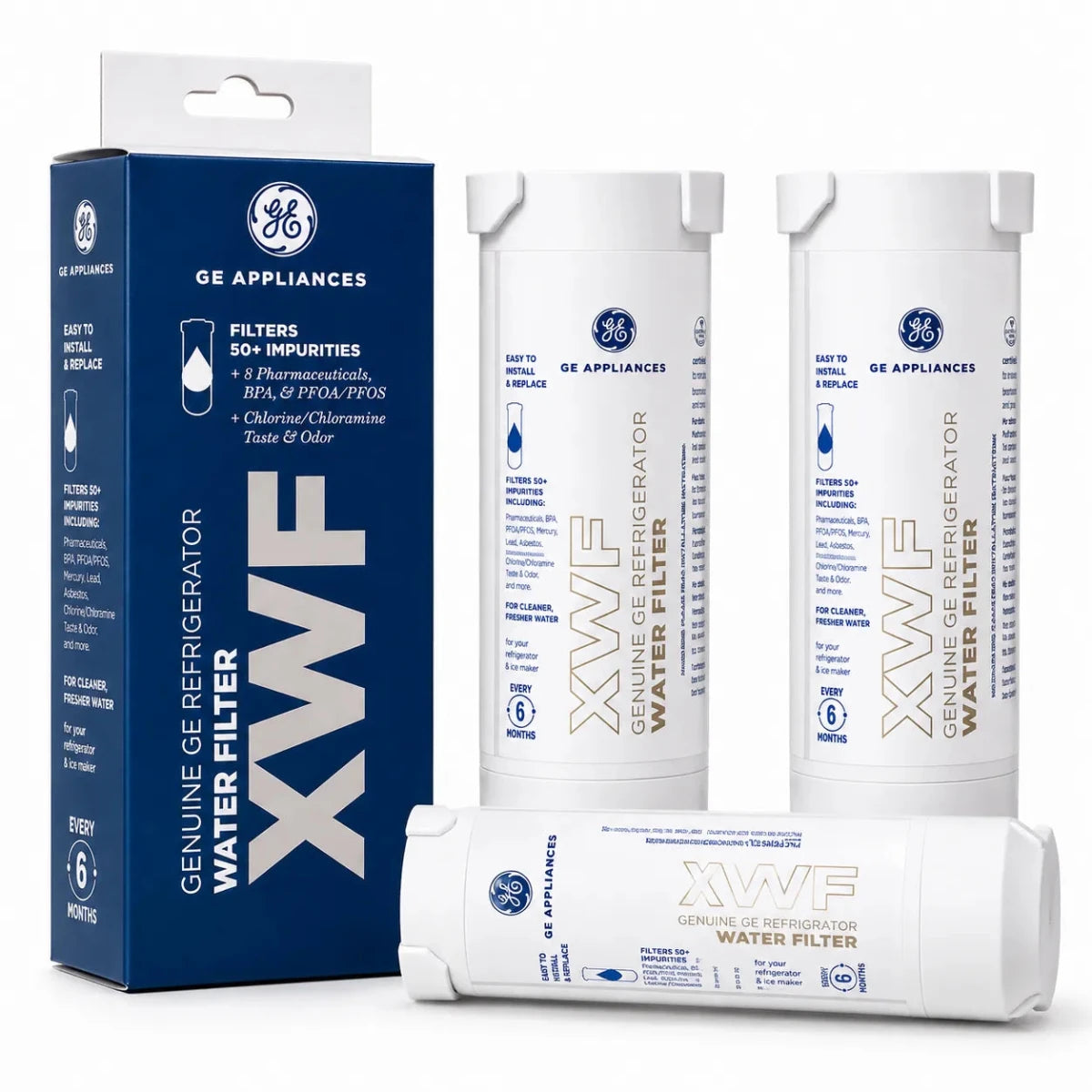 GE XWF Water Filter Replacement (WR17X30702) – EcoAqua, NSF Certified, Not for XWFE - USA Filter Shop