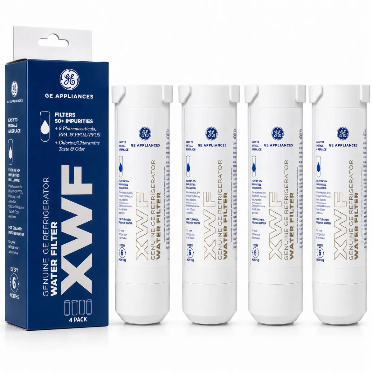 GE XWF Water Filter Replacement (WR17X30702) – EcoAqua, NSF Certified, Not for XWFE - USA Filter Shop
