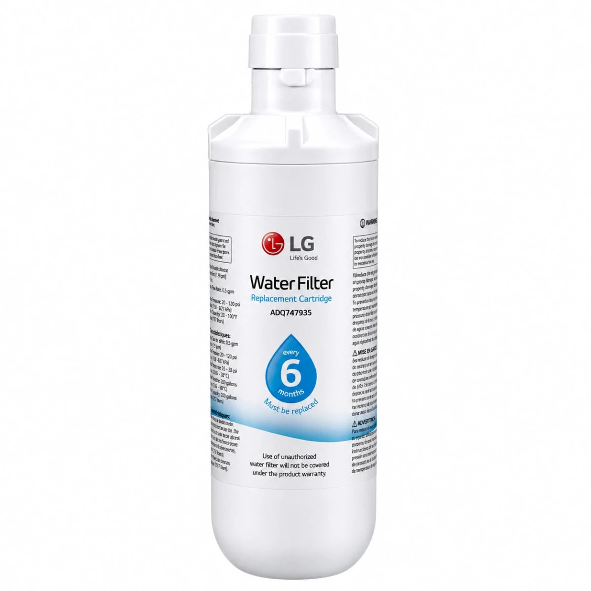 LG LT1000P Refrigerator Water Filter 6 Month / 200 Gallon Replacement - USA Filter Shop