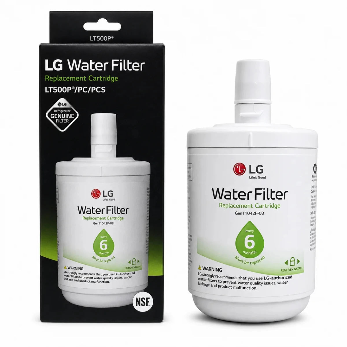 LG LT500F / 5231JA2002A Refrigerator Water Filter 6 Month / 500 Gallons Replacement Filter - USA Filter Shop