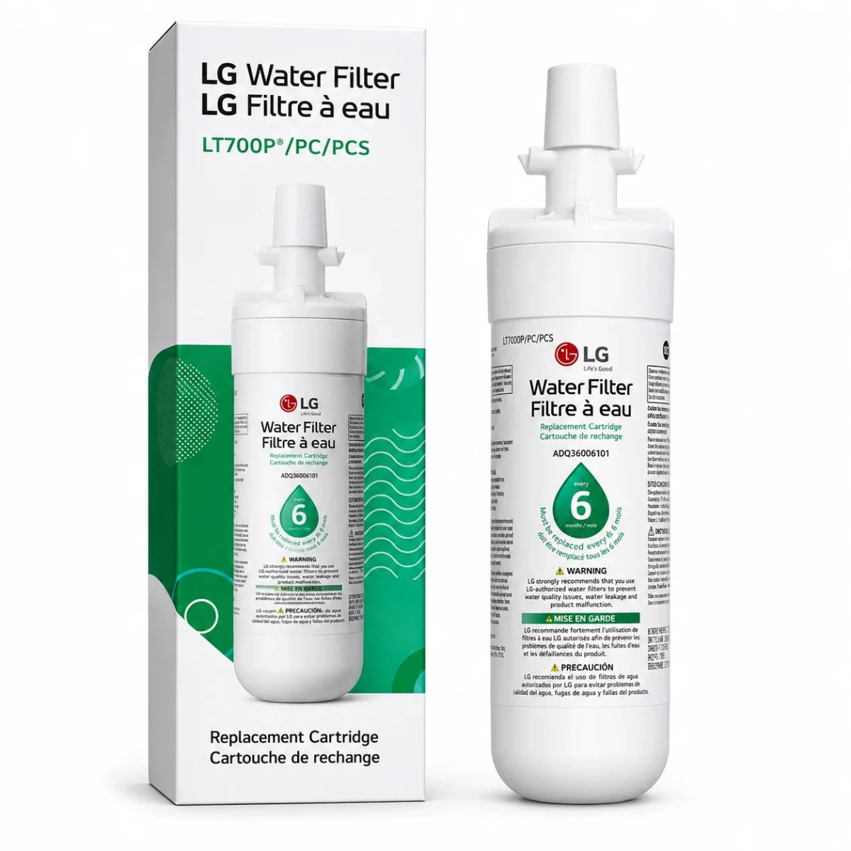 LG LT700F Replacement Refrigerator Water Filter(ADQ36006101) - USA Filter Shop