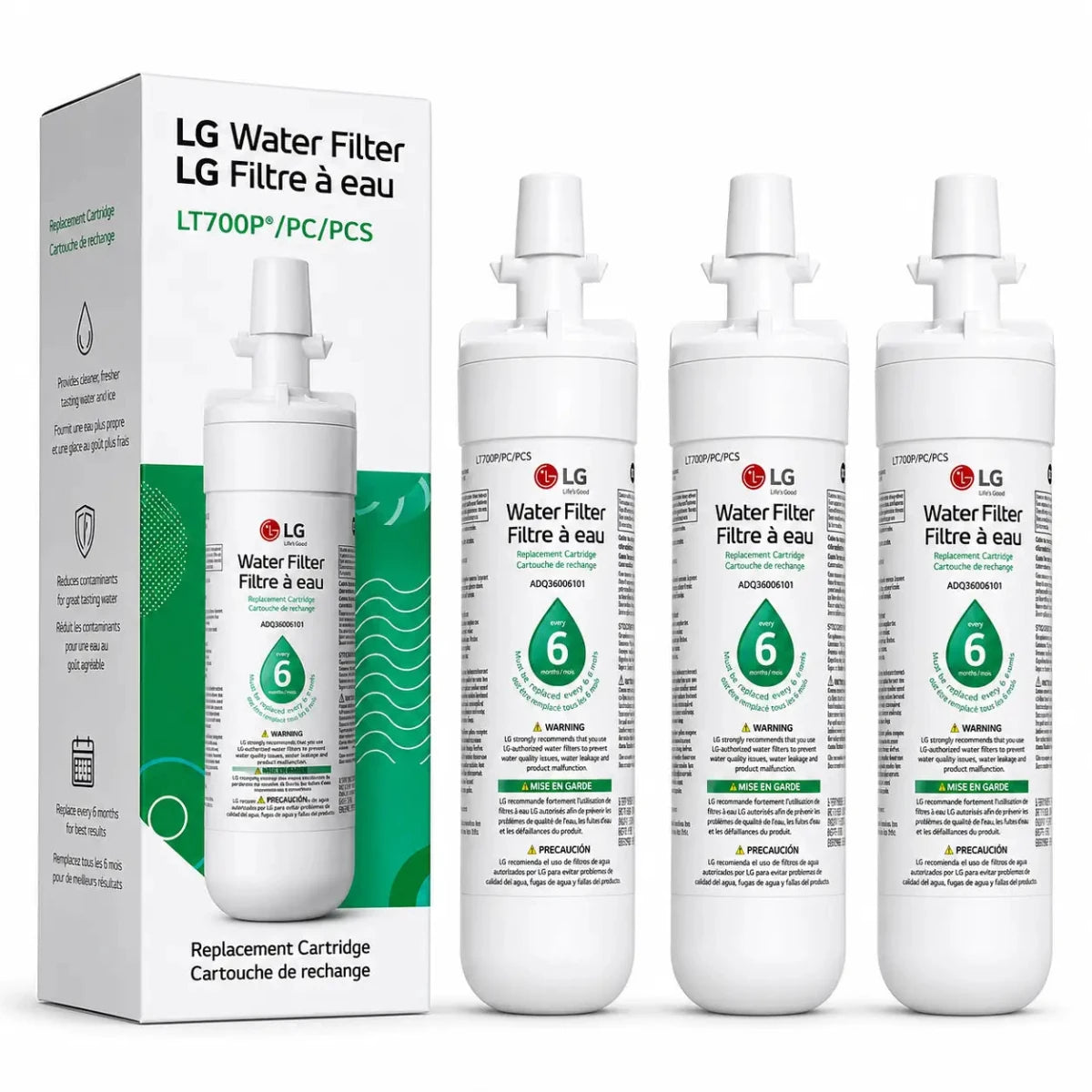 LG LT700F Replacement Refrigerator Water Filter(ADQ36006101) - USA Filter Shop