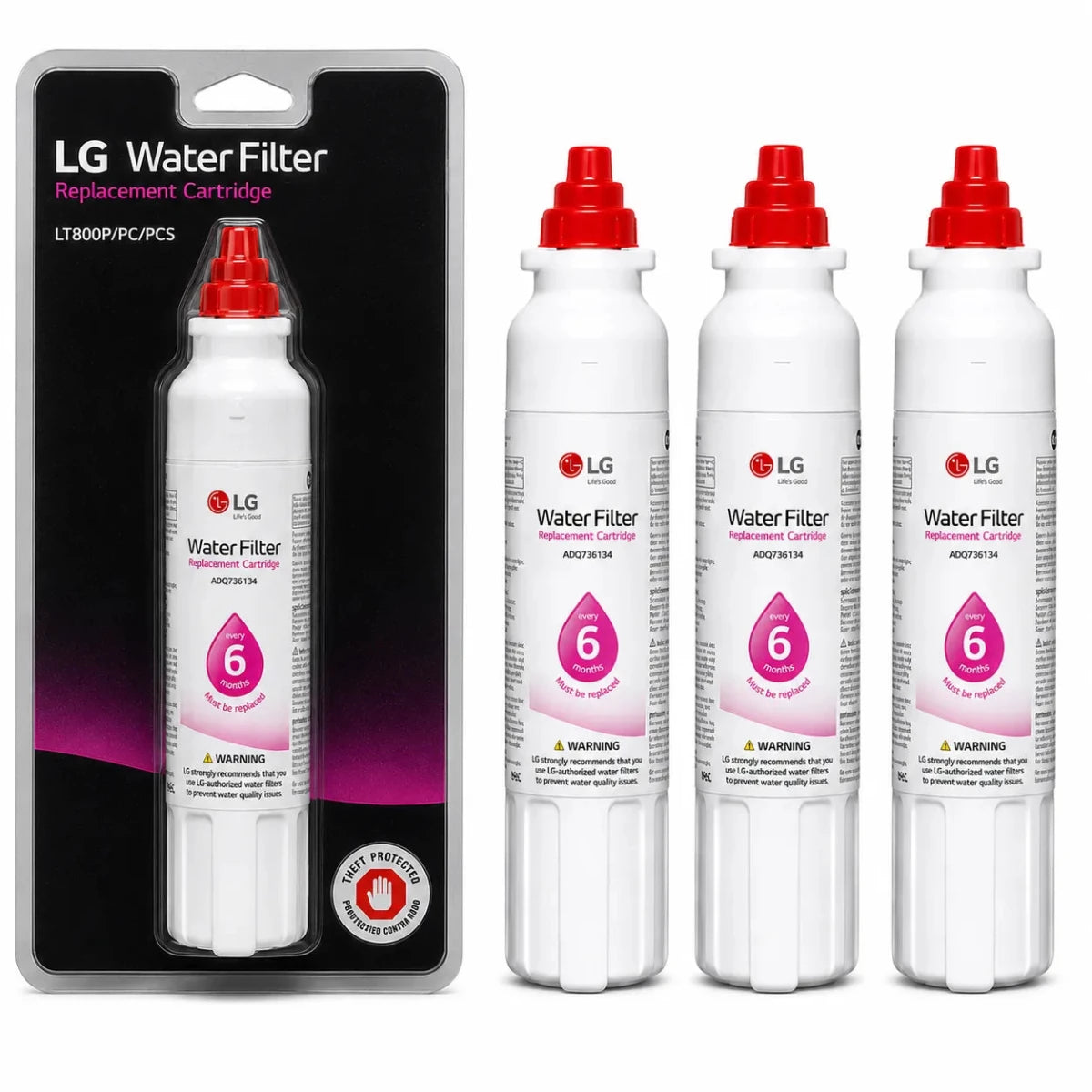 LG LT800P Gallon Capacity Replacement Refrigerator Water Filter(ADQ73613401) - USA Filter Shop