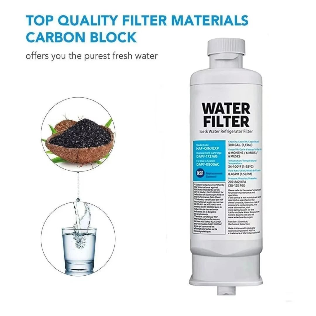 Samsung DA97-17376B HAF-QIN Compatible Refrigerator Water Filter - USA Filter Shop